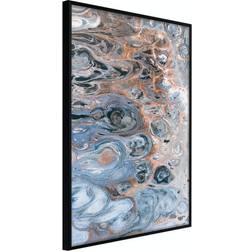 Arkiio Affisch Sienna Blue Marble [Poster] 40x60 Poster